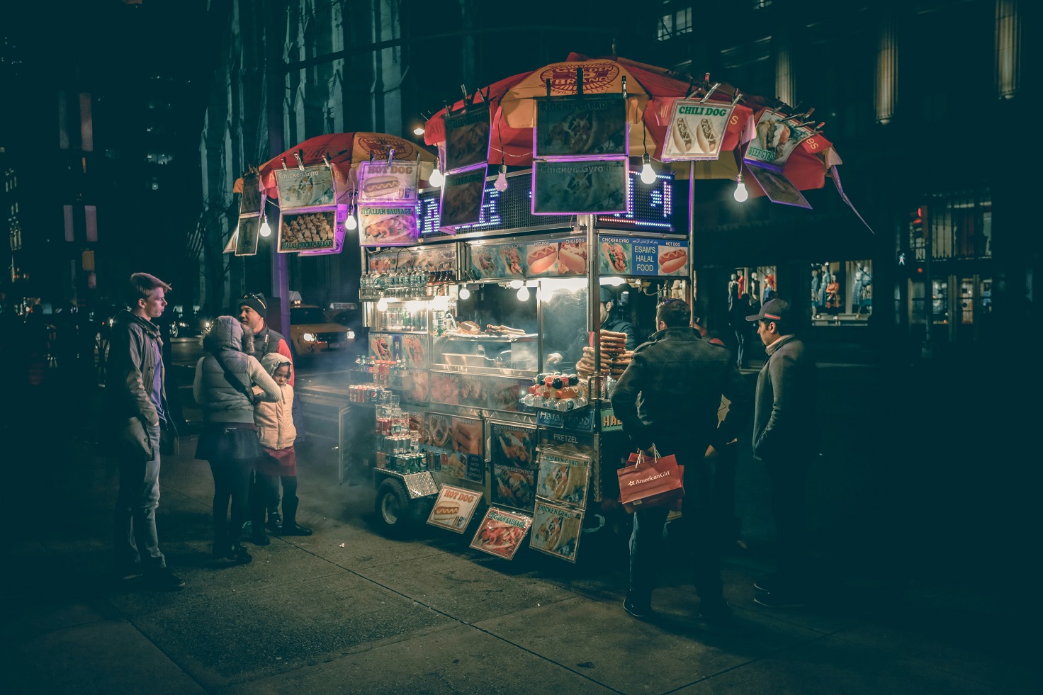 Grill BBQ Food Cart