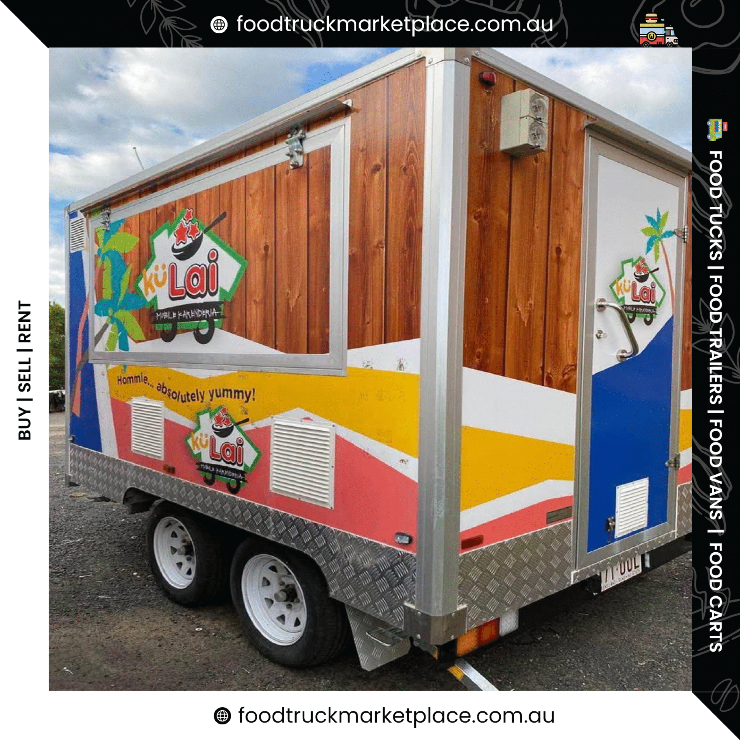 2022 Food Trailer ATM over 1.0t box trailer