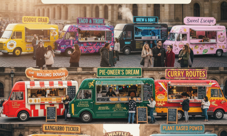 10 food trucks concept